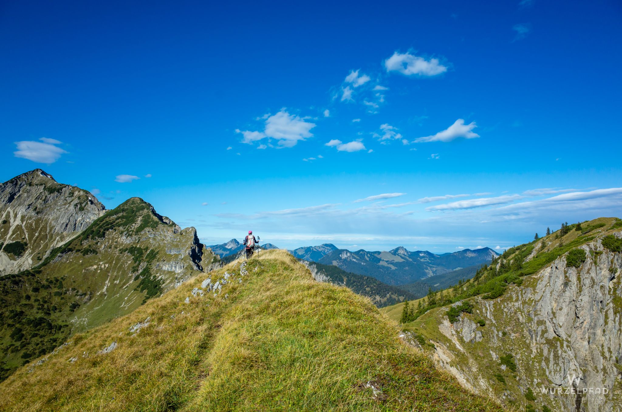 Letzte Graterhebung vorm Abstieg